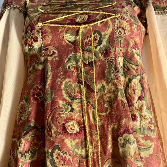 Boho Corset Dress with Peasant Sleeves - Picture 4 of 5